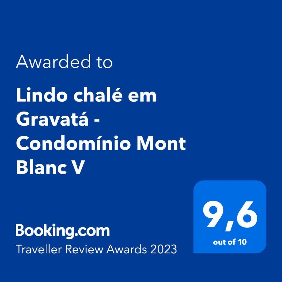 Lindo Chale Em Gravata - Condominio Mont Blanc V ภายนอก รูปภาพ